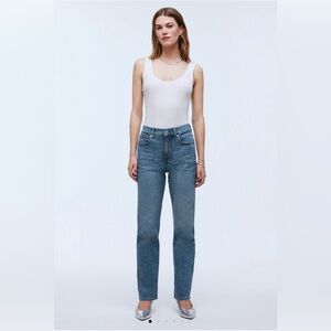 Madewell the 90’s straight Jean